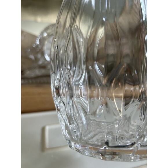 24% Lead Cristal D'arques Garanti Bretagne Water Pitcher France Barware Home - Picture 5 of 12